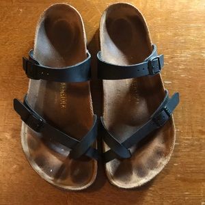 Women’s Birkenstock sandals.